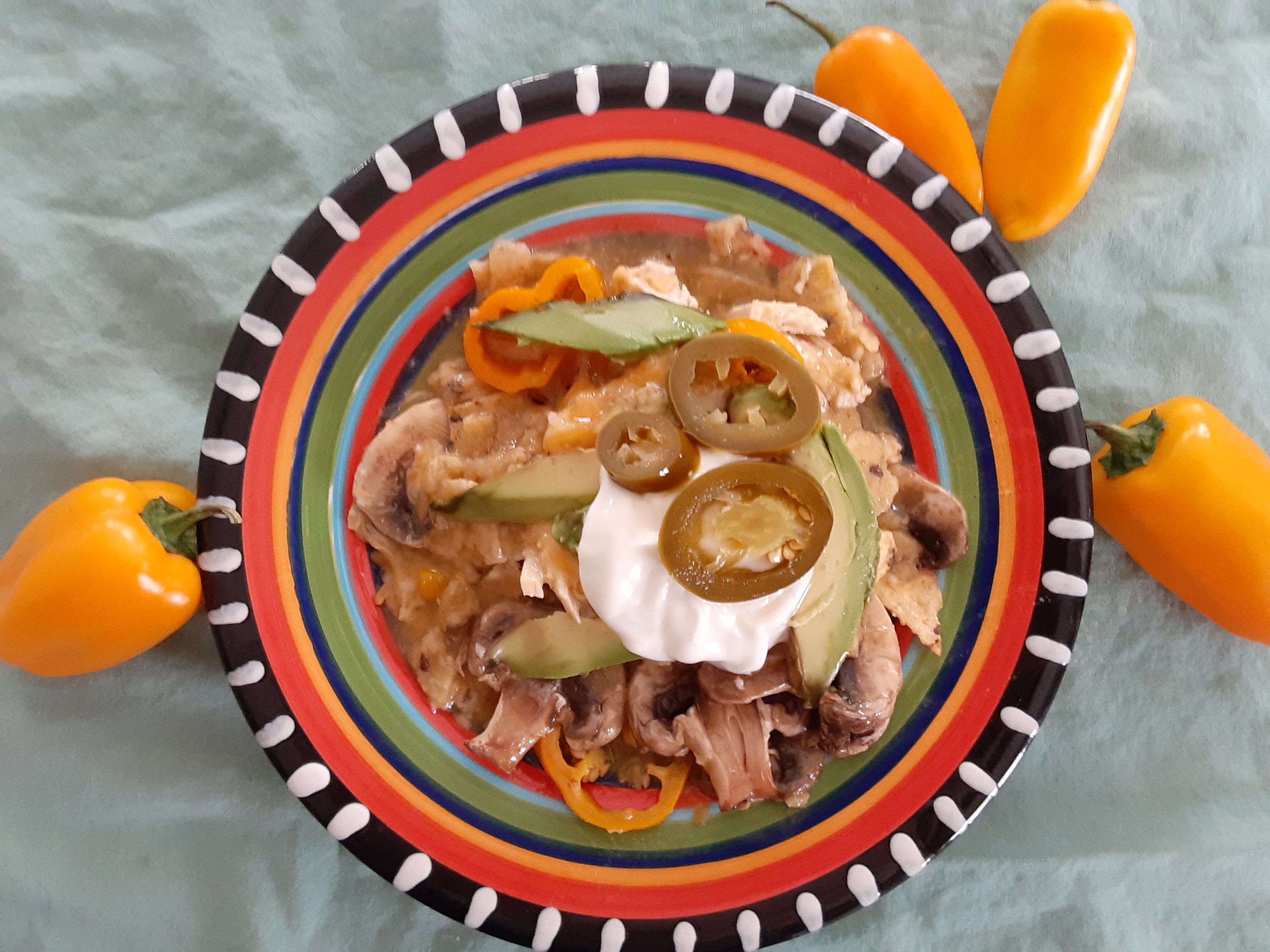 Slow Cooker Tex-Mex Chicken Enchilada&nbsp;Casserole